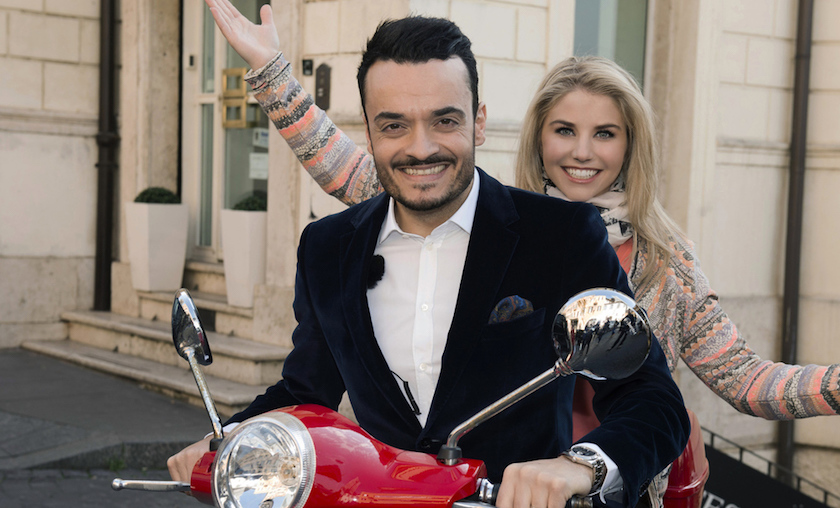 Beatrice Egli mit J&uuml;rgen Drews in Venedig